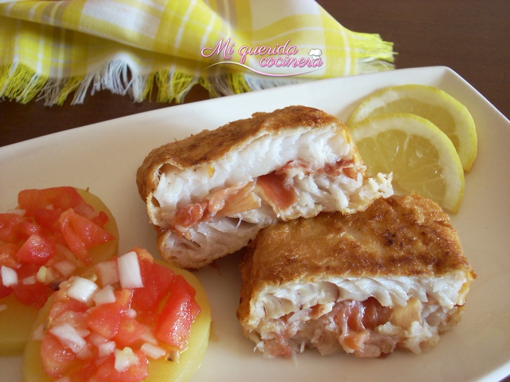 Merluza A La Romana Rellena De Jam N Mi Querida Cocinera