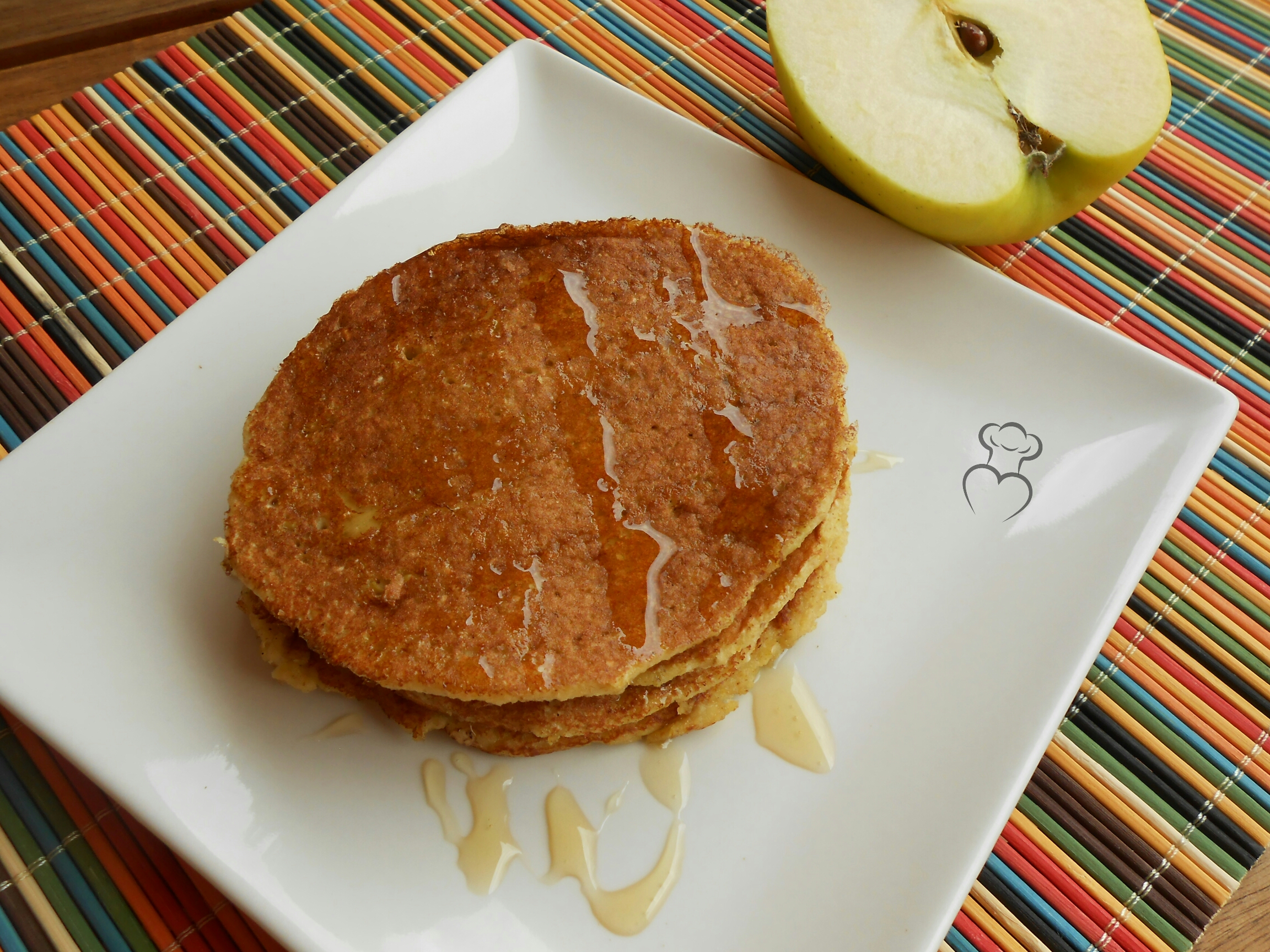 Tortitas de avena y manzana sin azúcar - Mi Querida Cocinera