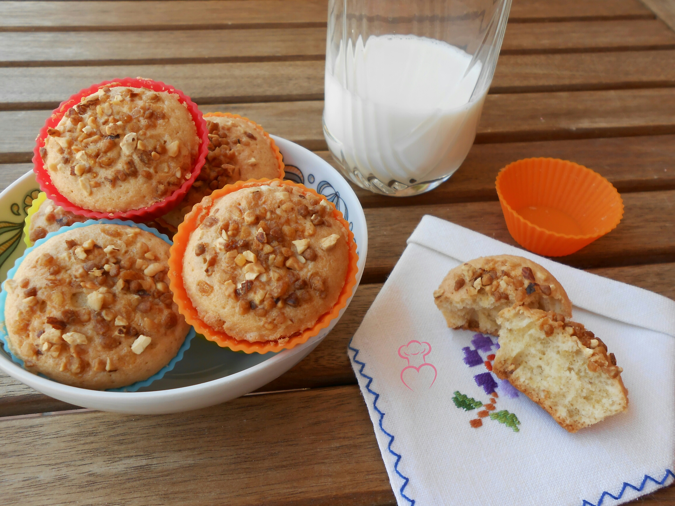 Magdalenas con avena